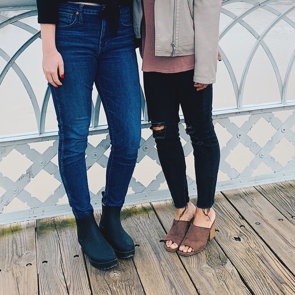Madewell high rise skinny jeans